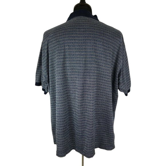Croft & Barrow Golf Pullover Polo Short Sleeve Blue Soft Cotton Shirt Mens XL - Picture 5 of 10